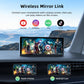 Cason 4k Dash Camera for Car with Carplay/Android System Touch Screen 10-Inch, Front Dash Cam for Car with GPS, with Voice Control,Bluetooth for All Vehicles
