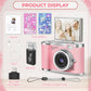 Cason 48MP Digital Camera for Kids-Real Photo & Video Mini Camera for Photography 2.4” Rotating Screen, Built in Games Kids Cameras for 5-15 Years Girls & Boys(Supports Upto 64GB Memory) Visit the CASON Store