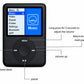 Cason 16GB Mini MP3 Music Player with Bluetooth & Voice Control Earphones, Video Playback,Pocket-Sized MP3 Player for Music,Voice Recording,FM Radio,E-Book Reader -Expanded Up to 128GB