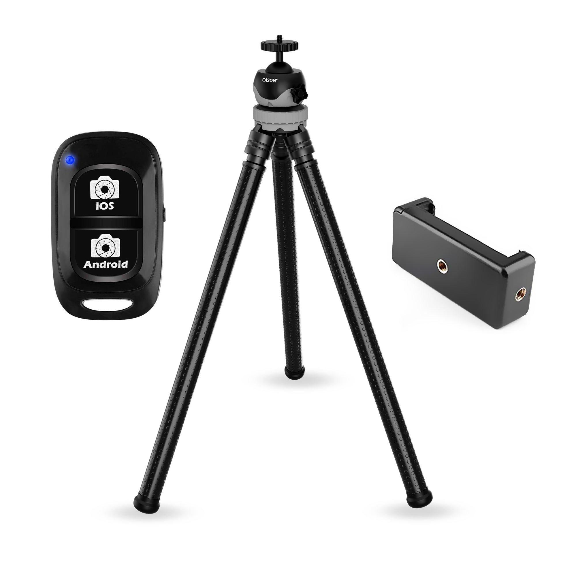 Cason Gorilla Tripod for Phone Flexible Tripod for Action Camera