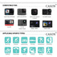 Cason -14 in 1 Premium Action Camera Accessories Kit/Accessories Action CameraAction Camera Accessories