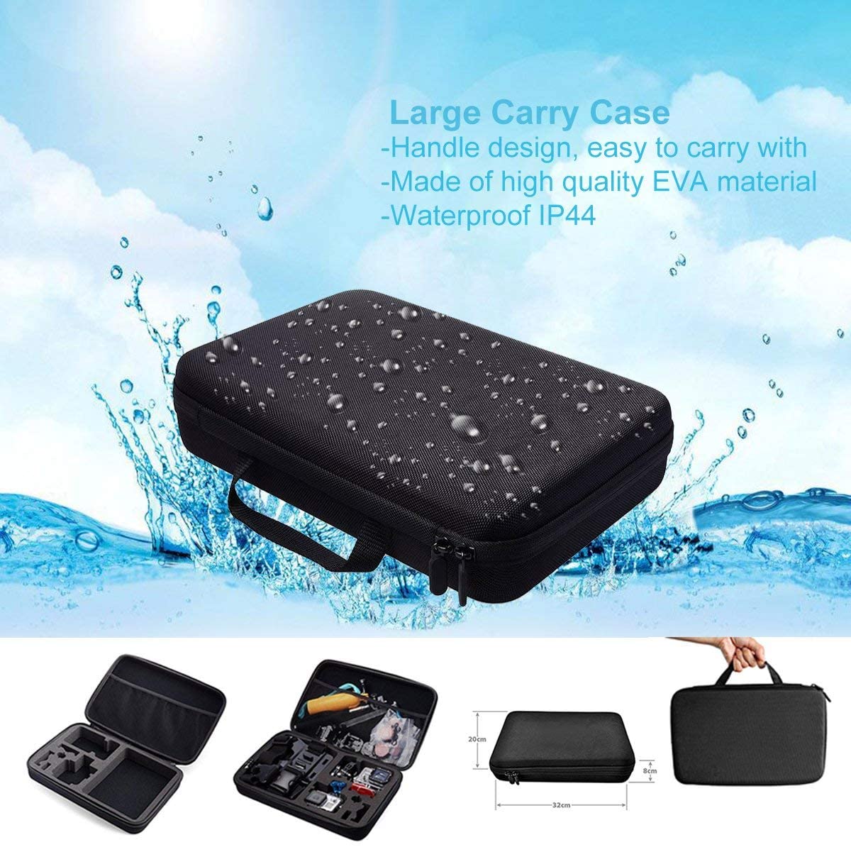 Cason - 30 in 1 Premium Action Camera Accessories Kit/Accessories Action CameraAction Camera Accessories