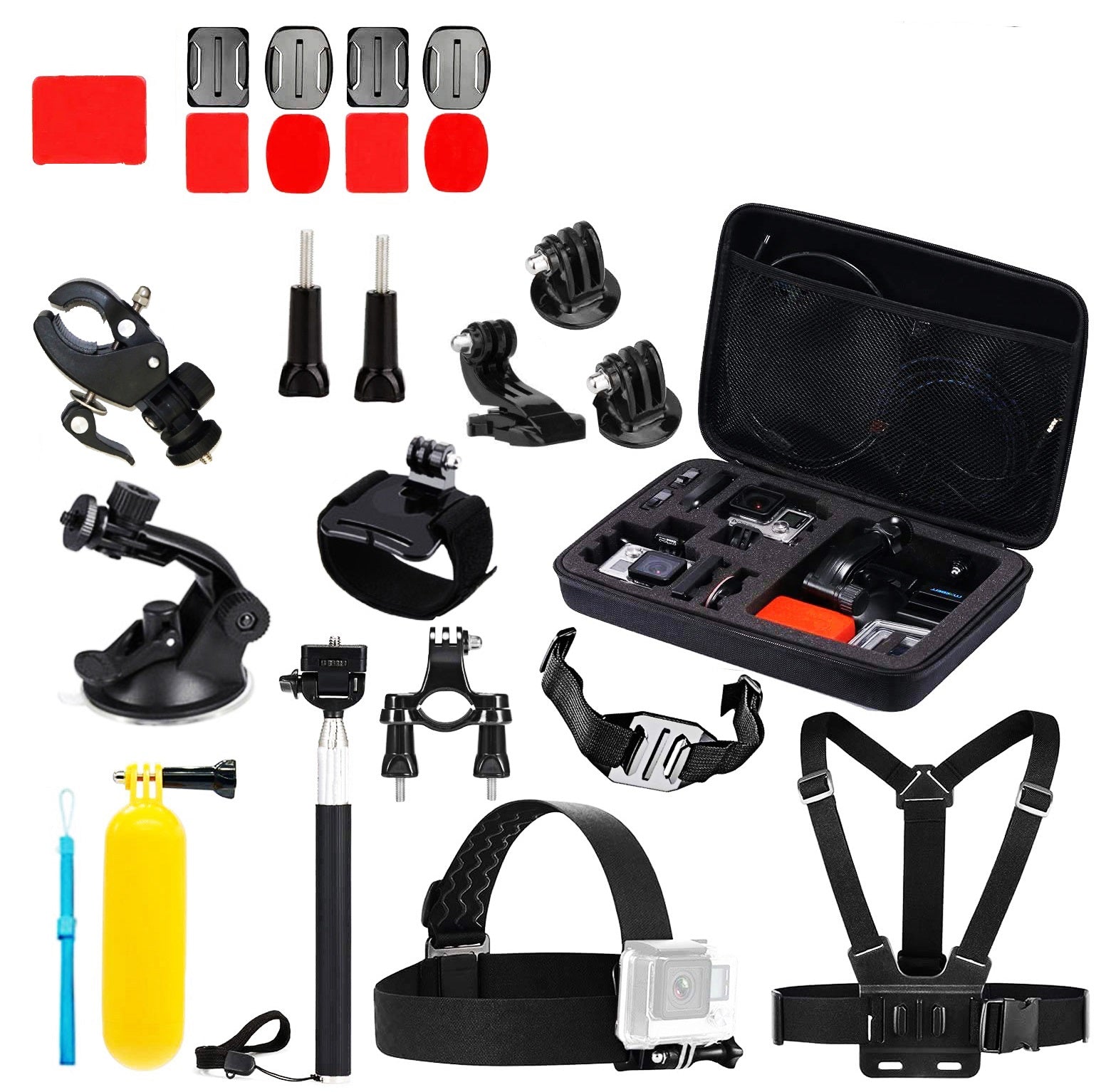 Cason - 30 in 1 Premium Action Camera Accessories Kit/Accessories Action CameraAction Camera Accessories