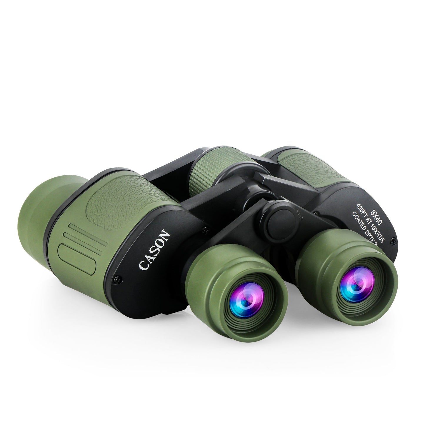 Cason Binoculars Professional 8 X 40 HD Folding 8 X Zoom Binoculars (Green)Binoculars